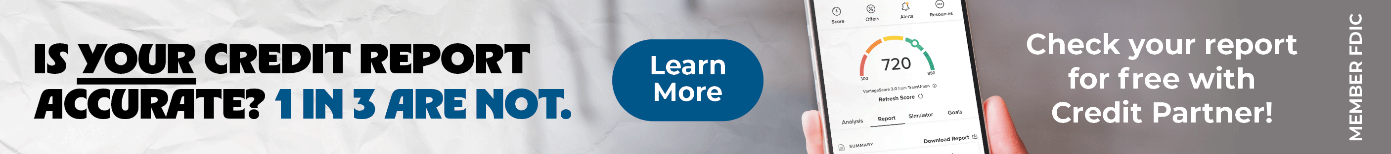 Credit Partner - Is Your Score Accurate